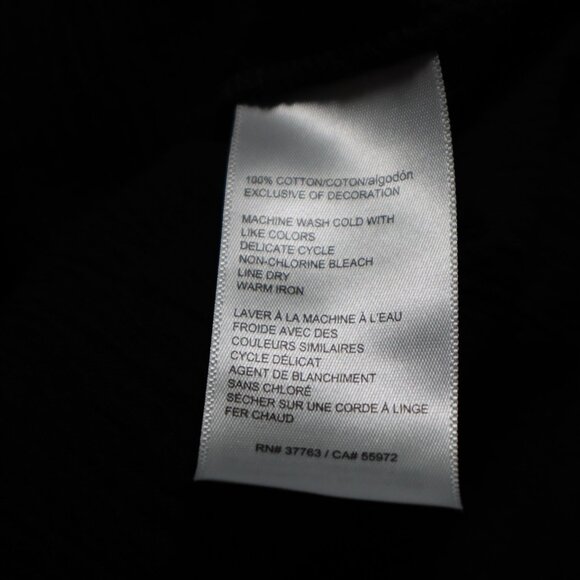 Ella Rafaella Eyelet Top Womens Plus 1X Cotton Ruffles Black Peasant - Picture 9 of 11